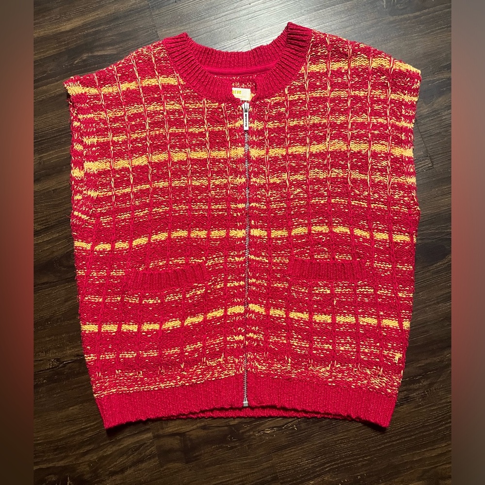 Maeve Anthropologie Zippered Sweater